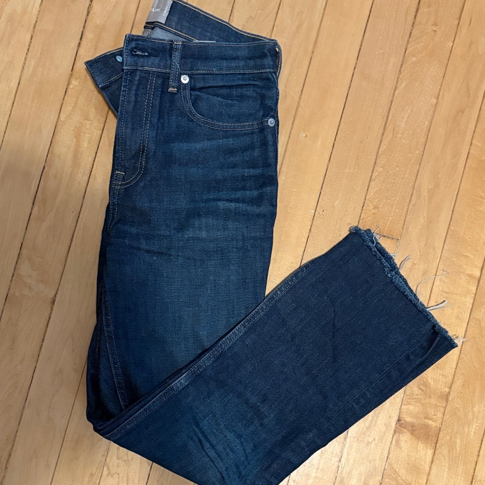 Everlane kick crop high rise Jeans